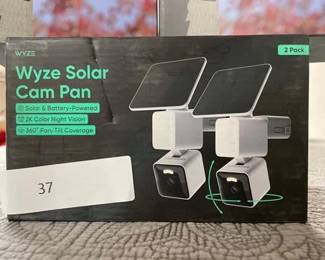 Wyze - Solar Cam Pan - Solar Powered 2K Outdoor Security Camera 