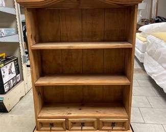 Rustic Pine Bookcase/Plant Stand