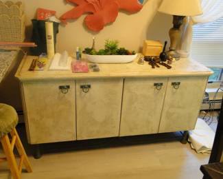 Stone Buffet/Server 62x21 1/2x31