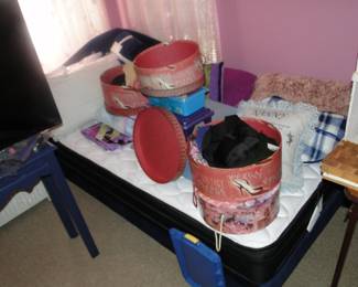 Hats, hat boxes and more