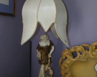 Italian figural lamps pair of these