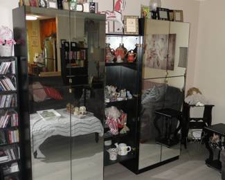 Mirrored Display Cases (sold individually or together)