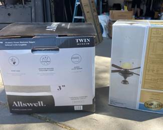 Mattress Topper And Ceiling Fan