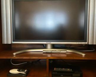 SHARP TV, Samsung DVD Player  Receiver