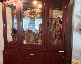 Cherry Wood China /other Cabinet with drawers and storage space
