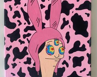 Rabbit Ears Trip - Acrylic on Canvas