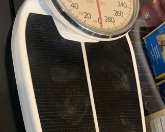 Health o Meter Mechanical Floor Scale 400 lb Raised 8 Dial