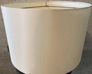 Pair of Silk Laminated Drum Shades