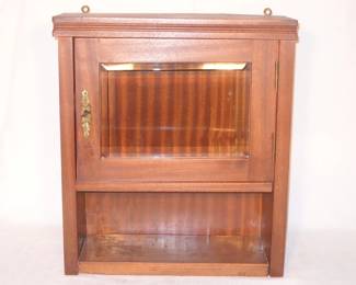 1930s Art Deco Wall Display or Apothecary Cabinet 