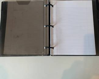 Black Divided Notebook