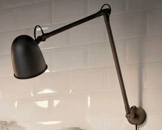 IKEA Black Wall Mounted Adjustable Fixture