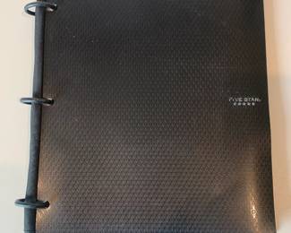 Black Divided Notebook