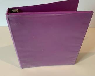 Purple Binder