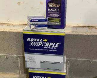 Royal Purple Synthetic Oil AC Delco Spark Plugs