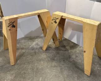 Wood Sawhorses