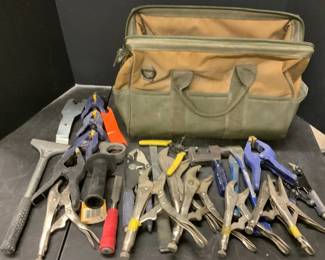 Canvas Tool Bag With Tools