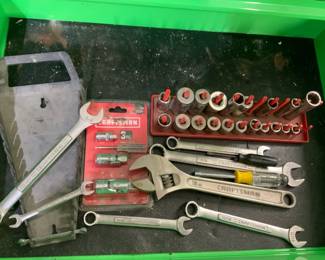 Craftsman Adjustable Wrench, Sockets More