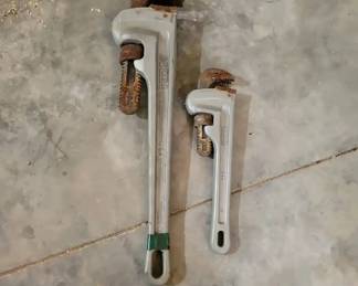 Rigid 18 10 Aluminum Pipe Wrenchs