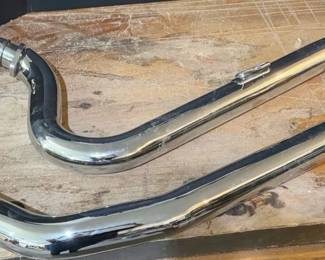 Set of Motorcycle Exhaust Pipes
