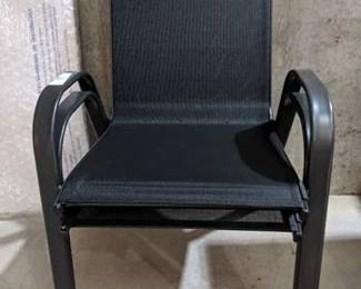Lot of 2-StyleWell Sling Stack Outdoor Dining Chair
