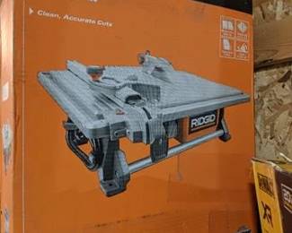 RIDGID 6.5-Amp 7 in. Blade Corded Table Top Wet Tile Saw