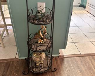 3tier iron shelf 