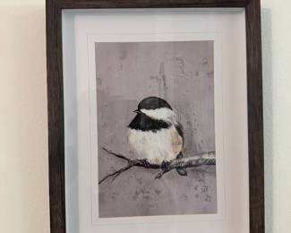Framed chickadee