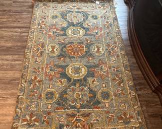 Safari 100% wool handmade rug. 