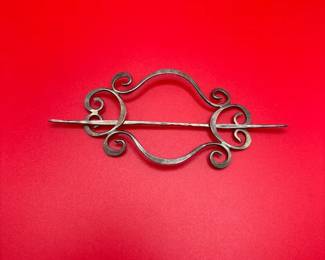 Vintage Silver Hair Pin