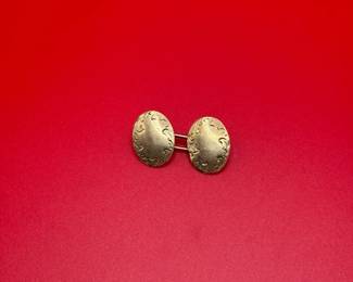 Vintage 14K Yellow Gold Cufflinks