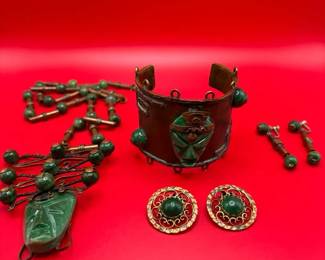 Vintage Mexico Mayan Tribal Jewelry Collection