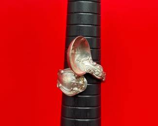 Gorham Sterling Silver Bent Spoon Ring