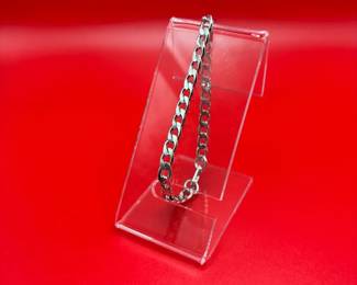 7 Sterling Silver Cuban Link Bracelet
