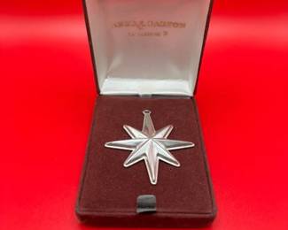 Reed Barton Sterling Silver 1976 Christmas Star Pendant
