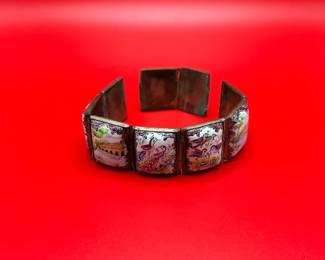Antique Storyteller Panel Bracelet