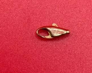 14K Yellow Gold Fancy Lobster Clasp