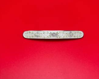 Vintage Champleve Floral Sterling Enamel Brooch