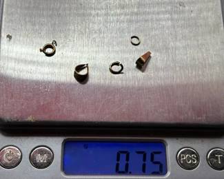 14K Yellow Gold Jewelry Parts