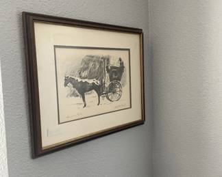 'Handsome Carriage' framed print