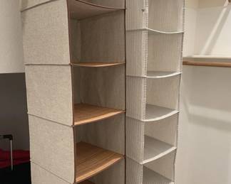 Closet Storage hanging units