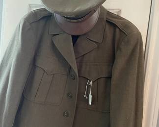 Vintage Army Jacket and hat