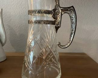 Cryatal pitcher