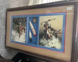 Indian Art framed pic