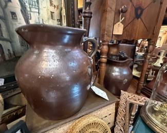 vintage pottery pitcher