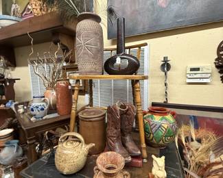 Native American artwork, oils, pottery and decor
