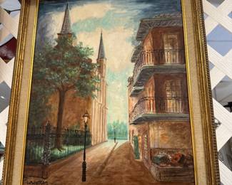 vintage NOLA painting