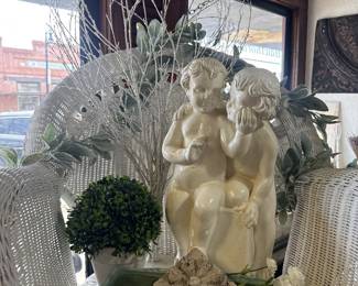 vintage cherub figures