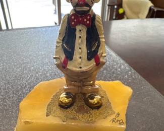 Ron Lee Clown Sculpture 1980