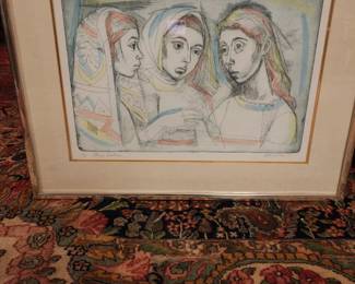 Irving Amen lithograph