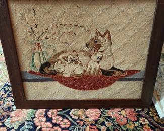 Dimensions SIAMESE WITH KITTENS Cross Stitch Kit VTG 1984 